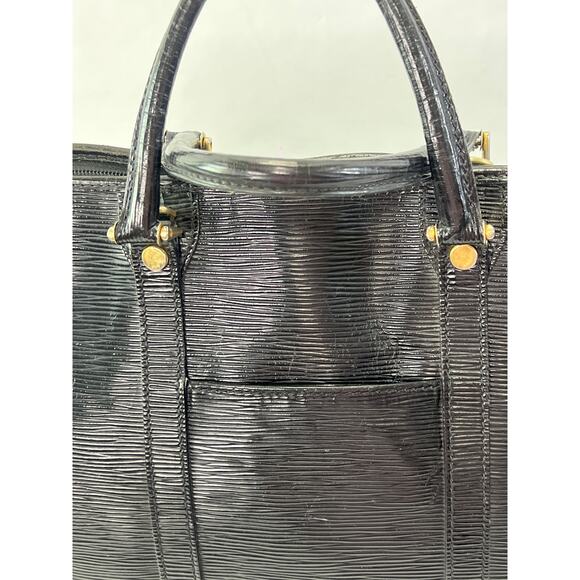 Vintage Calvin Klein Epi Leather Briefcase Document Case - Picture 3 of 13